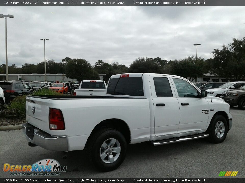 2019 Ram 1500 Classic Tradesman Quad Cab Bright White / Black/Diesel Gray Photo #5