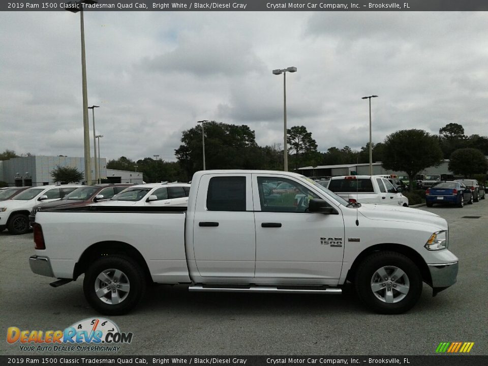 2019 Ram 1500 Classic Tradesman Quad Cab Bright White / Black/Diesel Gray Photo #6