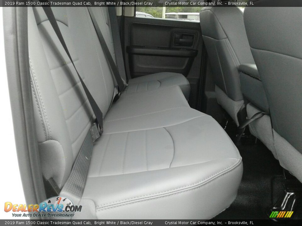 2019 Ram 1500 Classic Tradesman Quad Cab Bright White / Black/Diesel Gray Photo #11