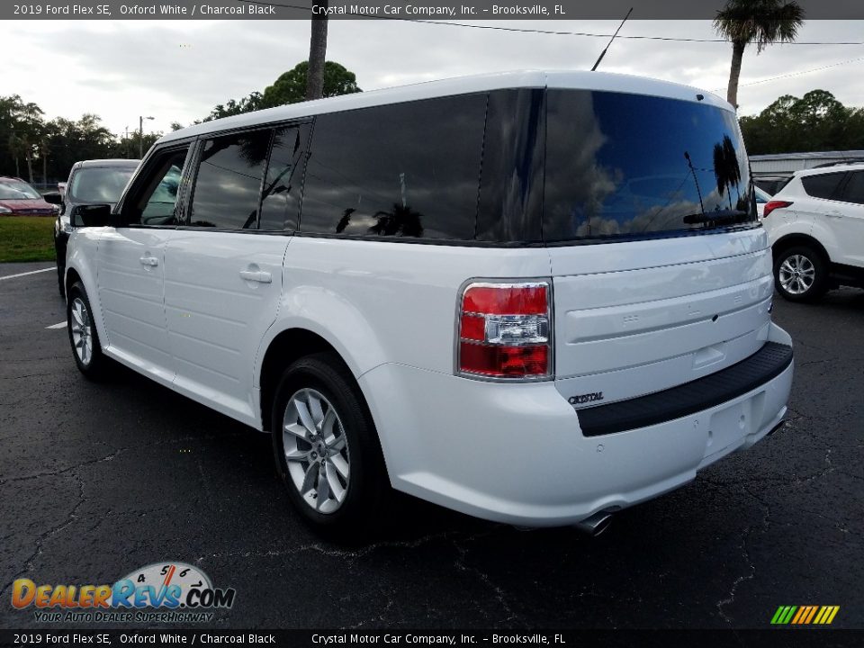 2019 Ford Flex SE Oxford White / Charcoal Black Photo #3