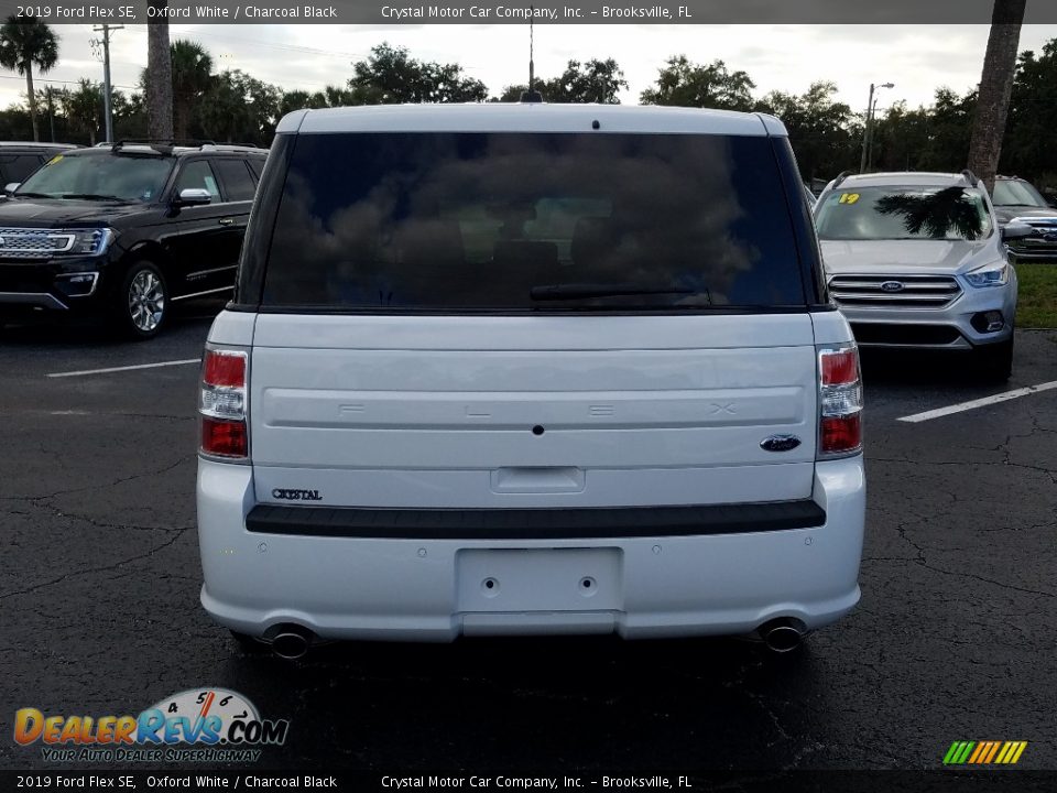 2019 Ford Flex SE Oxford White / Charcoal Black Photo #4