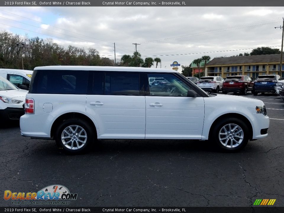 2019 Ford Flex SE Oxford White / Charcoal Black Photo #6