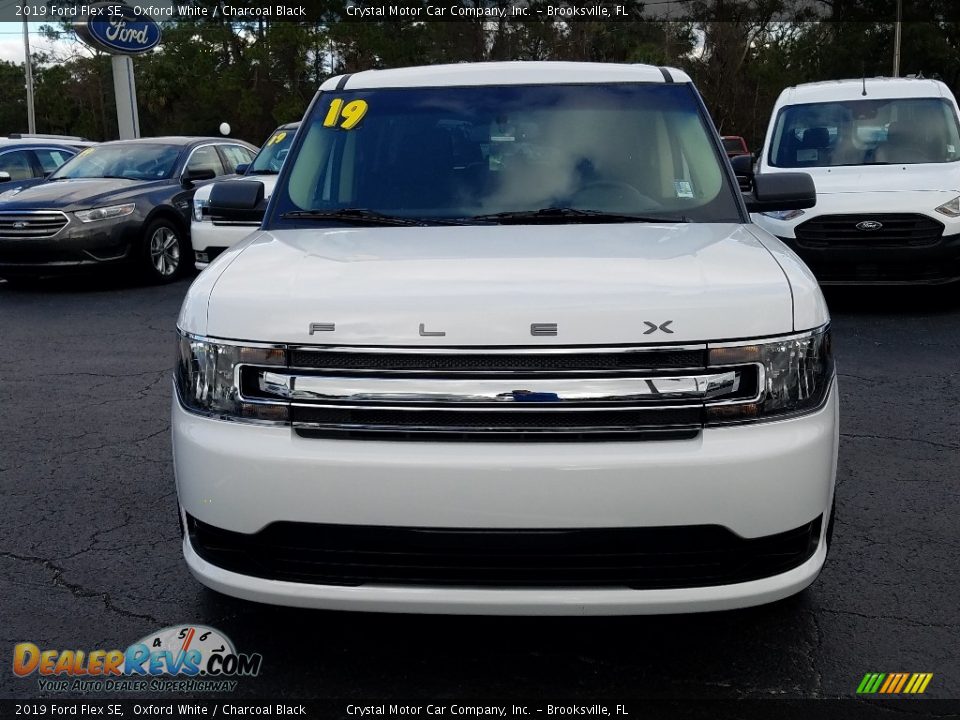 2019 Ford Flex SE Oxford White / Charcoal Black Photo #8
