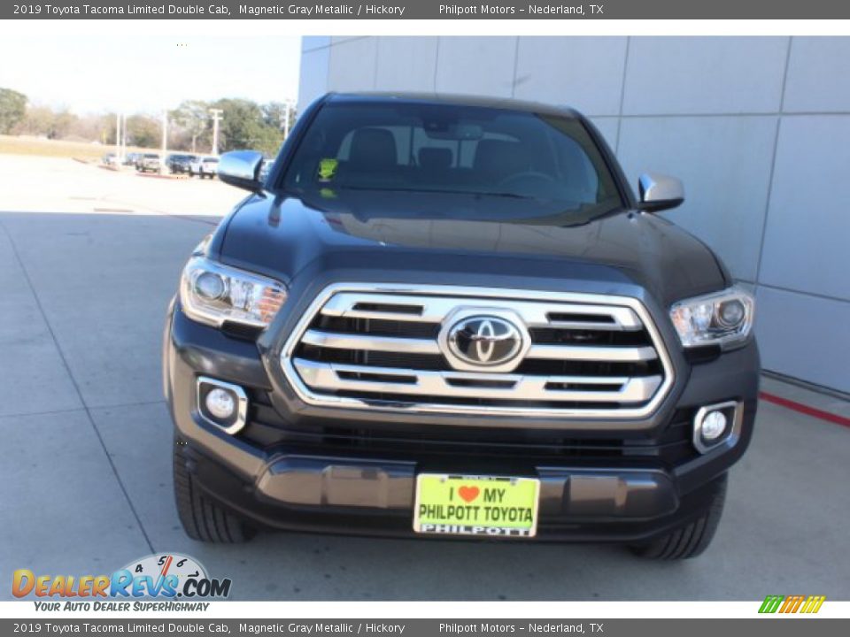 2019 Toyota Tacoma Limited Double Cab Magnetic Gray Metallic / Hickory Photo #3