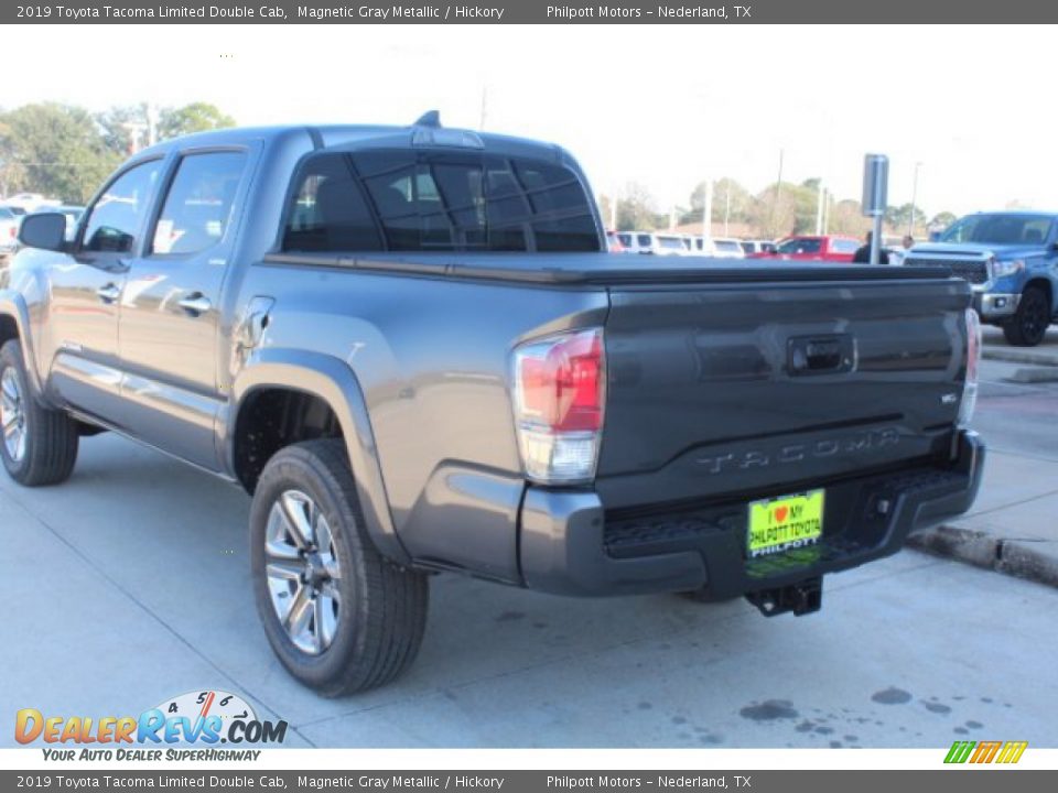 2019 Toyota Tacoma Limited Double Cab Magnetic Gray Metallic / Hickory Photo #6