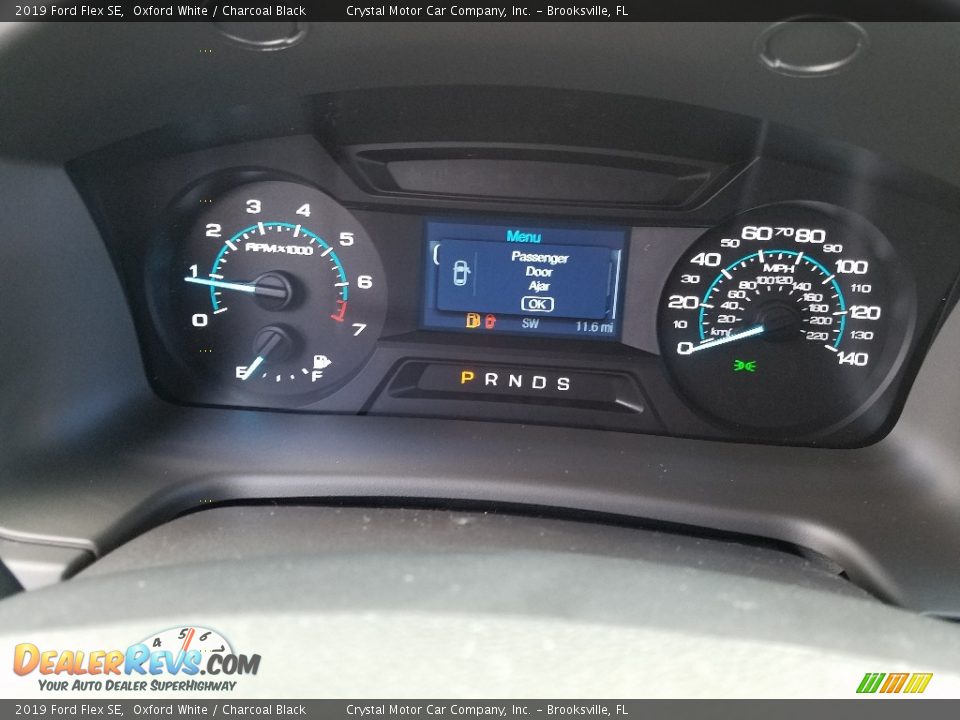 2019 Ford Flex SE Oxford White / Charcoal Black Photo #14