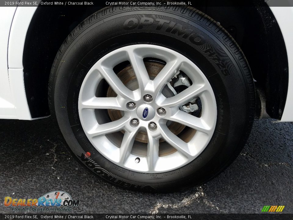 2019 Ford Flex SE Oxford White / Charcoal Black Photo #20
