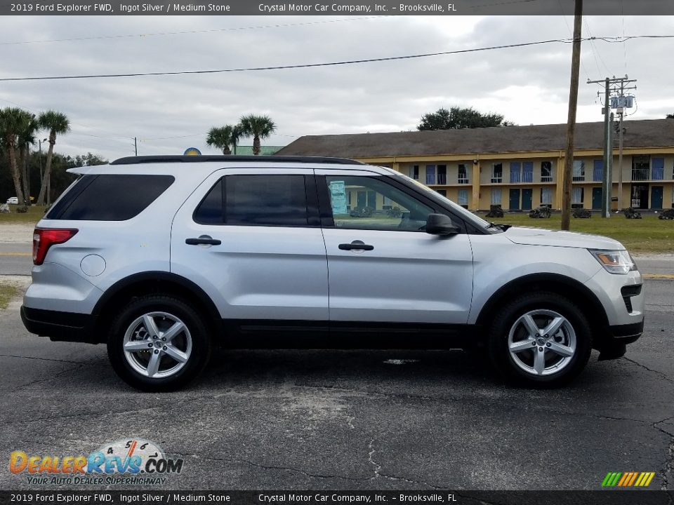 Ingot Silver 2019 Ford Explorer FWD Photo #6
