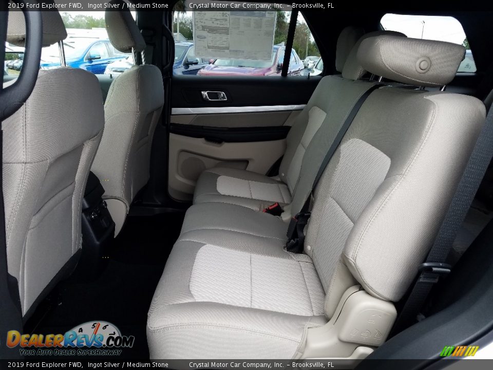 Rear Seat of 2019 Ford Explorer FWD Photo #10
