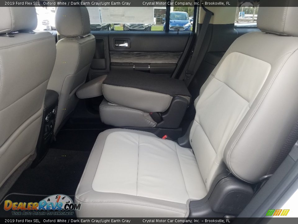 2019 Ford Flex SEL Oxford White / Dark Earth Gray/Light Earth Gray Photo #11