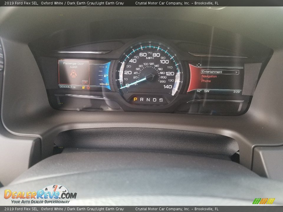 2019 Ford Flex SEL Oxford White / Dark Earth Gray/Light Earth Gray Photo #15