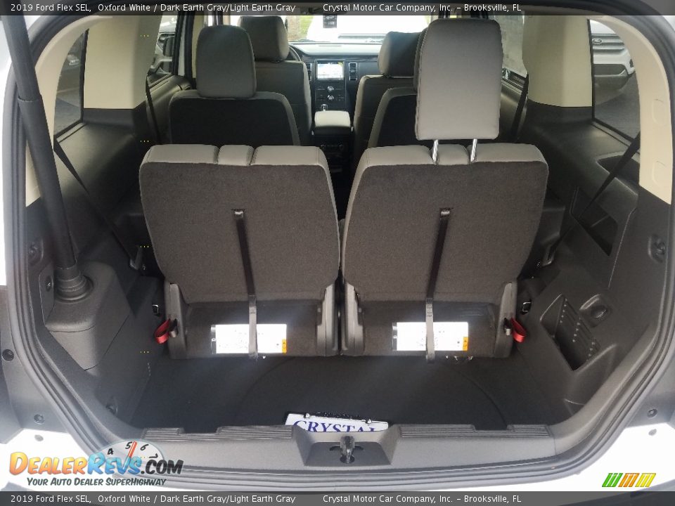 2019 Ford Flex SEL Oxford White / Dark Earth Gray/Light Earth Gray Photo #20