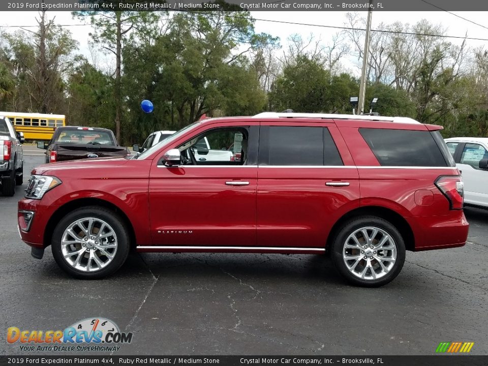 Ruby Red Metallic 2019 Ford Expedition Platinum 4x4 Photo #2