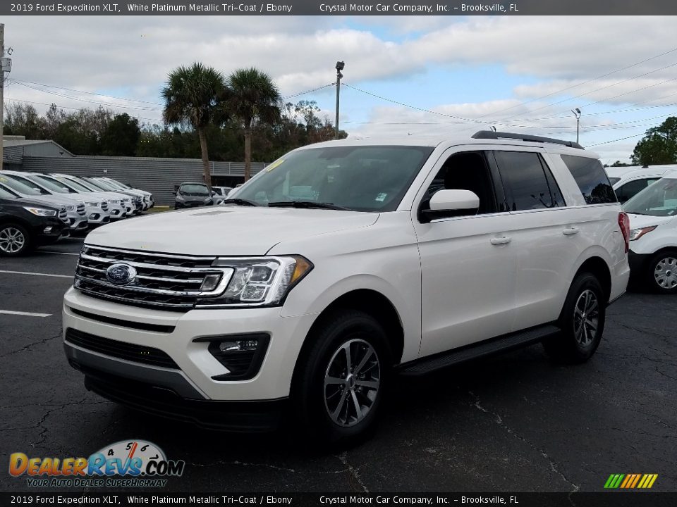 2019 Ford Expedition XLT White Platinum Metallic Tri-Coat / Ebony Photo #1