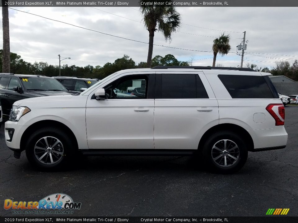 2019 Ford Expedition XLT White Platinum Metallic Tri-Coat / Ebony Photo #2