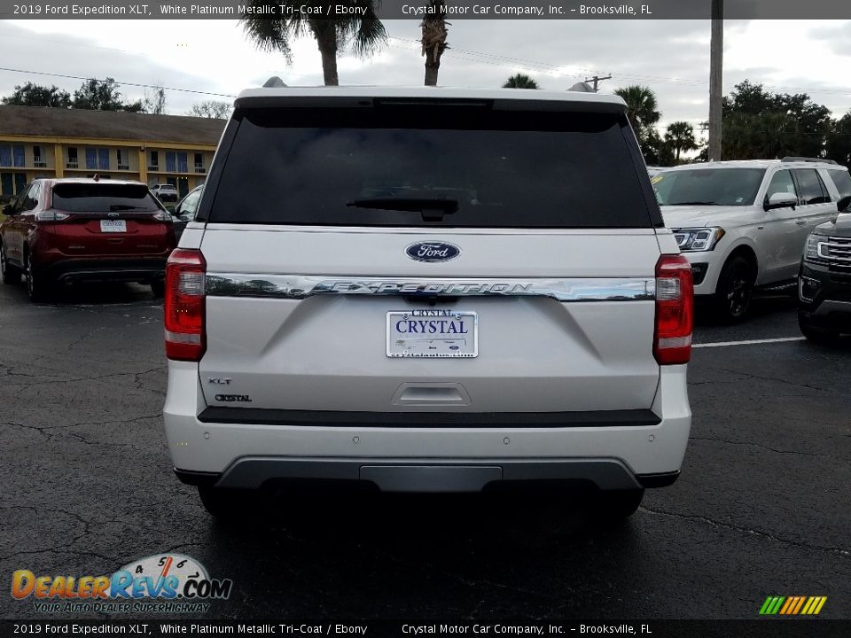 2019 Ford Expedition XLT White Platinum Metallic Tri-Coat / Ebony Photo #4