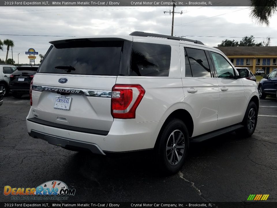2019 Ford Expedition XLT White Platinum Metallic Tri-Coat / Ebony Photo #5