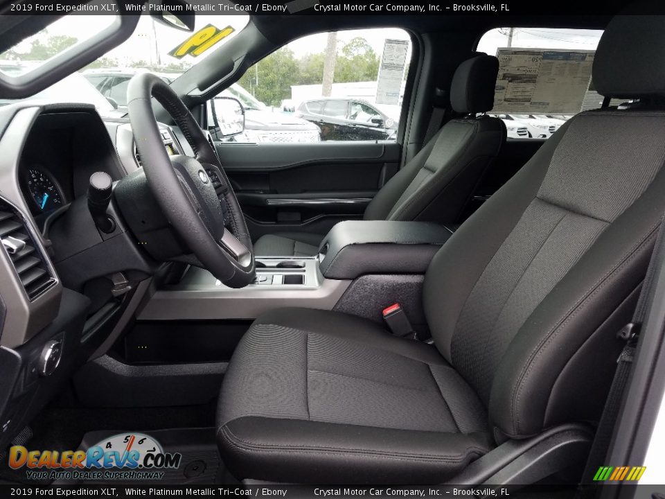 2019 Ford Expedition XLT White Platinum Metallic Tri-Coat / Ebony Photo #9