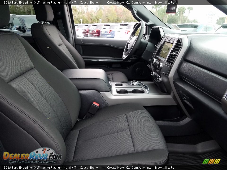 2019 Ford Expedition XLT White Platinum Metallic Tri-Coat / Ebony Photo #13