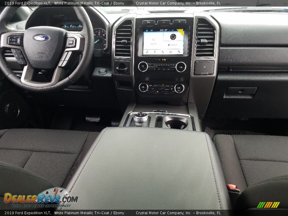 2019 Ford Expedition XLT White Platinum Metallic Tri-Coat / Ebony Photo #14