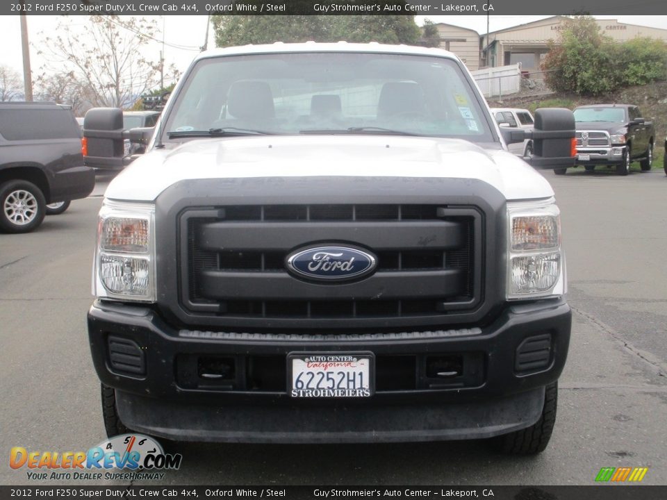 2012 Ford F250 Super Duty XL Crew Cab 4x4 Oxford White / Steel Photo #2