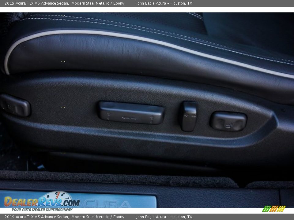 2019 Acura TLX V6 Advance Sedan Modern Steel Metallic / Ebony Photo #13
