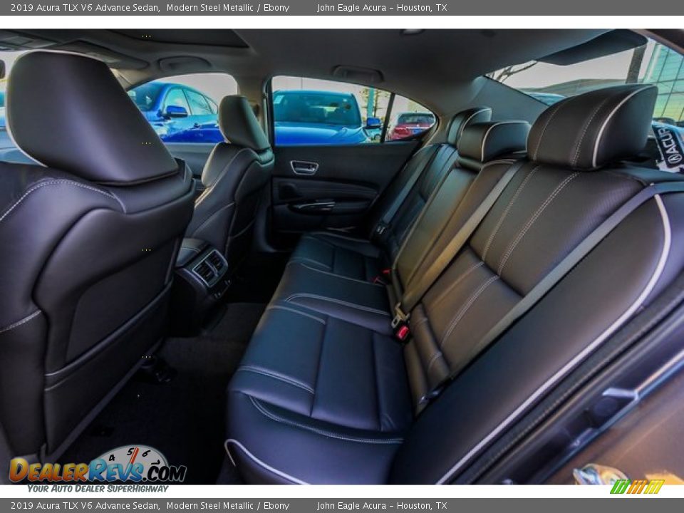 2019 Acura TLX V6 Advance Sedan Modern Steel Metallic / Ebony Photo #18
