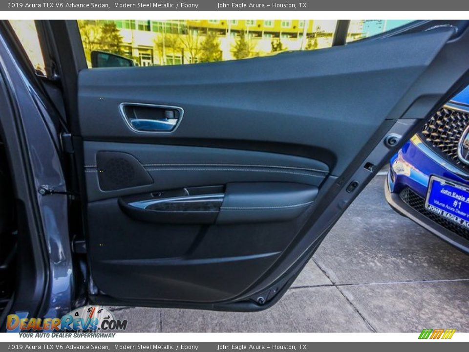2019 Acura TLX V6 Advance Sedan Modern Steel Metallic / Ebony Photo #20