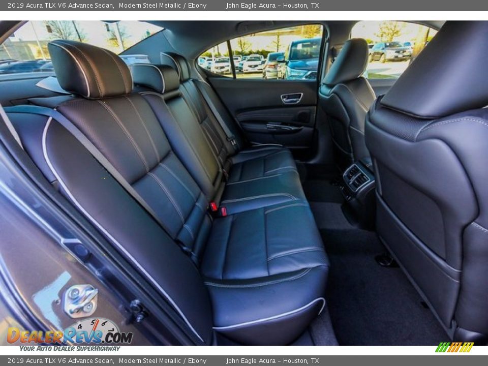 2019 Acura TLX V6 Advance Sedan Modern Steel Metallic / Ebony Photo #21