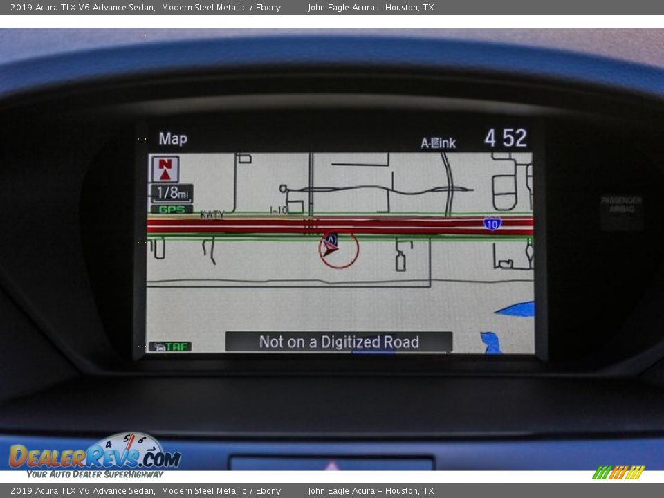 2019 Acura TLX V6 Advance Sedan Modern Steel Metallic / Ebony Photo #27