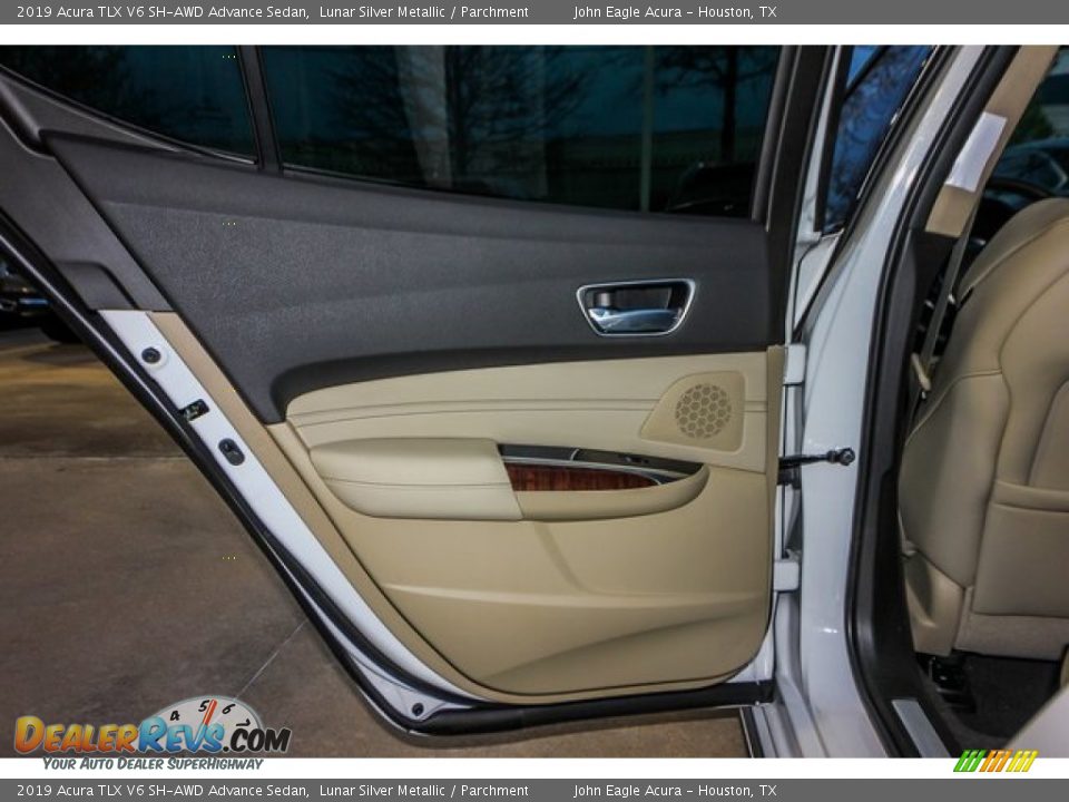 2019 Acura TLX V6 SH-AWD Advance Sedan Lunar Silver Metallic / Parchment Photo #17