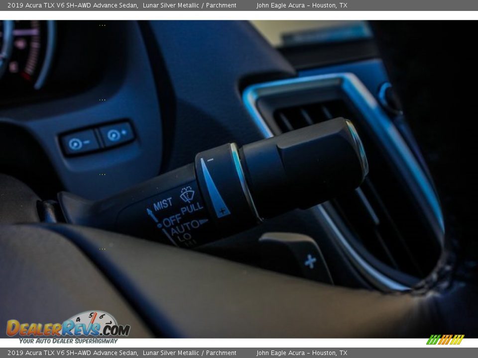 2019 Acura TLX V6 SH-AWD Advance Sedan Lunar Silver Metallic / Parchment Photo #35