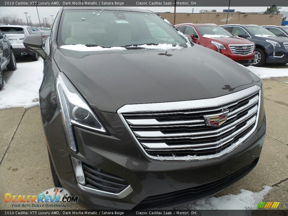 2019 Cadillac XT5 Luxury AWD Dark Mocha Metallic / Sahara Beige Photo #1