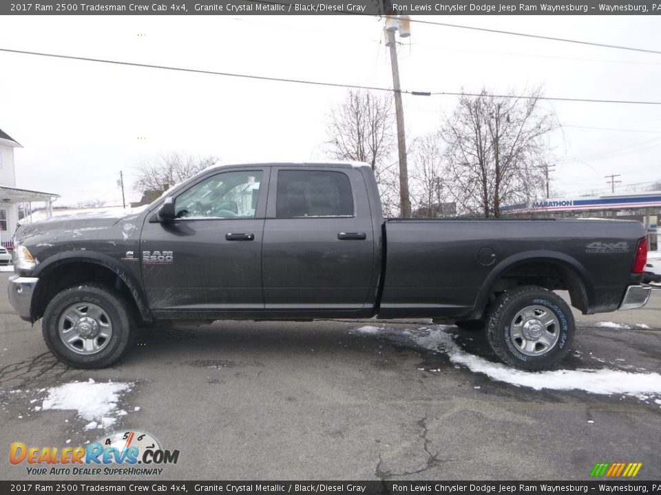 2017 Ram 2500 Tradesman Crew Cab 4x4 Granite Crystal Metallic / Black/Diesel Gray Photo #2