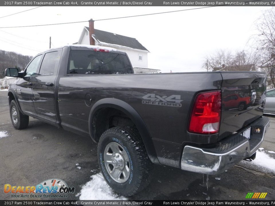 2017 Ram 2500 Tradesman Crew Cab 4x4 Granite Crystal Metallic / Black/Diesel Gray Photo #3