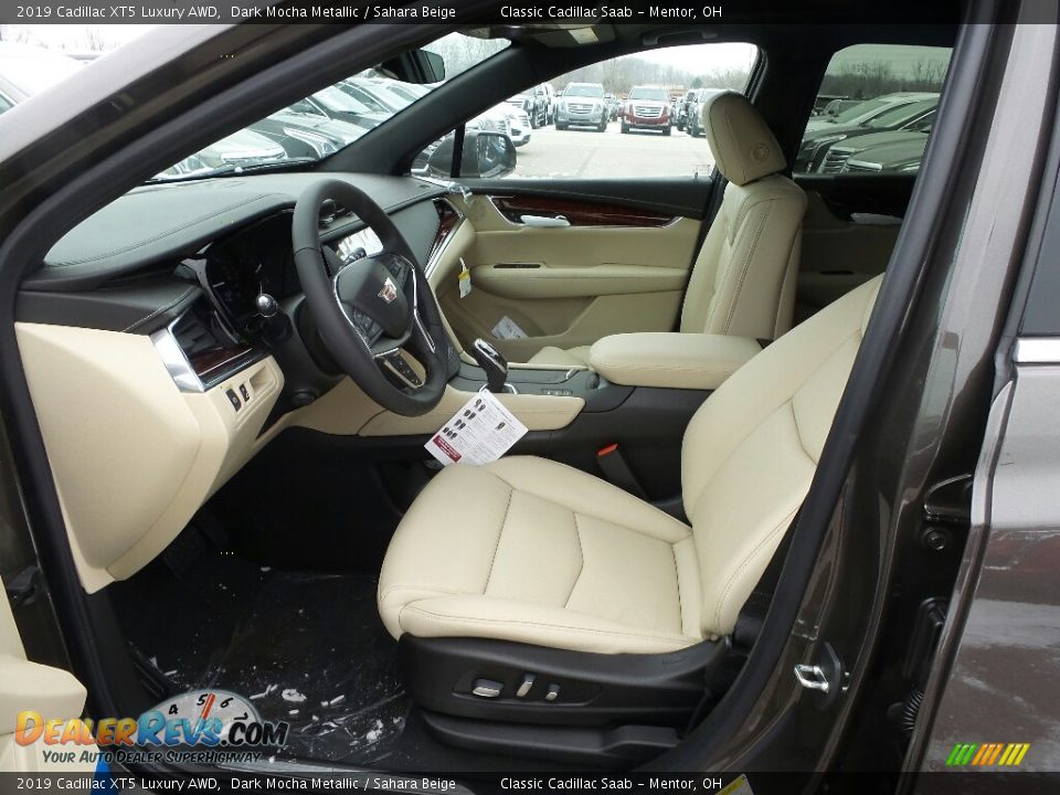 2019 Cadillac XT5 Luxury AWD Dark Mocha Metallic / Sahara Beige Photo #3