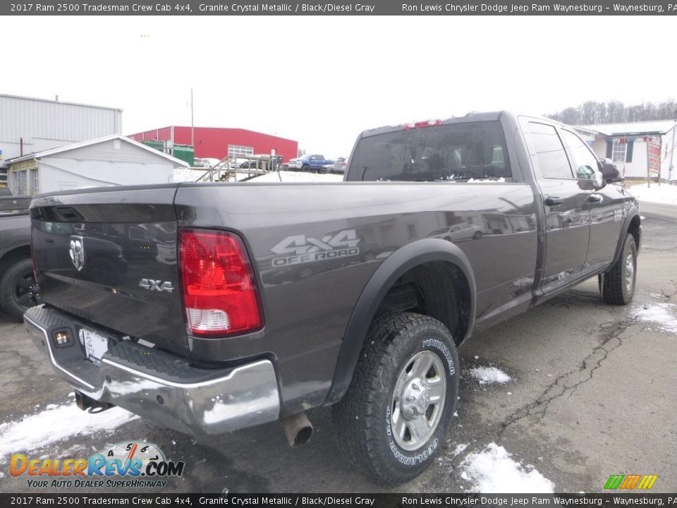 2017 Ram 2500 Tradesman Crew Cab 4x4 Granite Crystal Metallic / Black/Diesel Gray Photo #5
