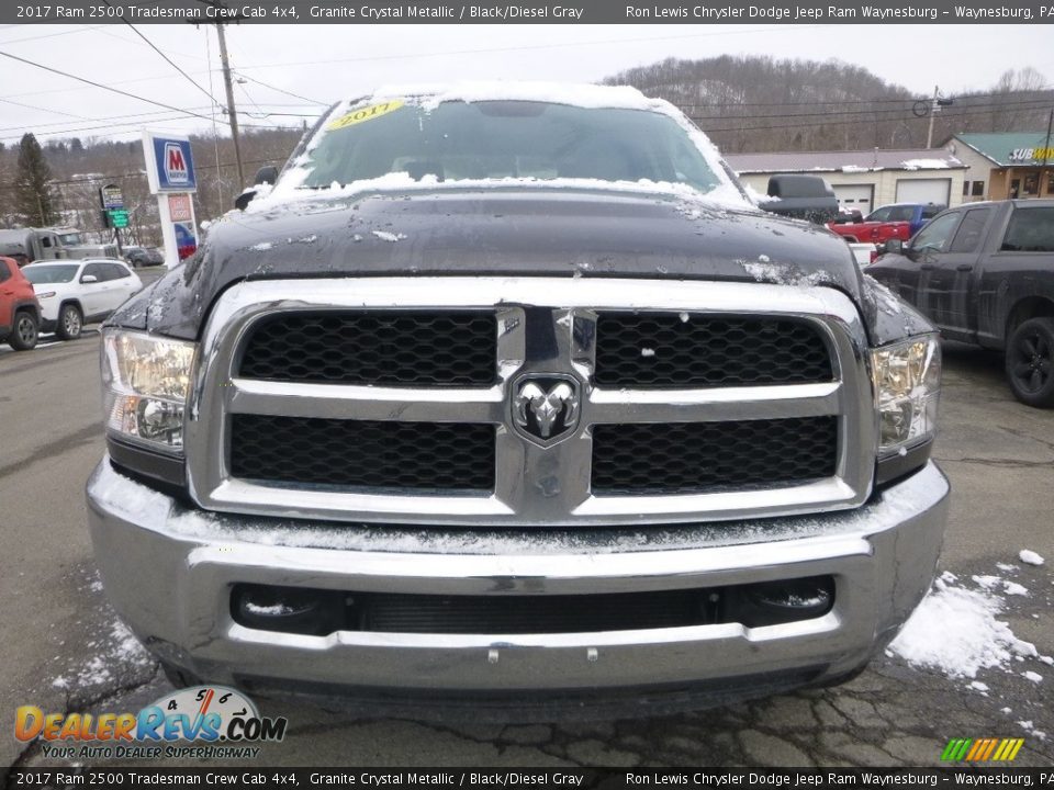 2017 Ram 2500 Tradesman Crew Cab 4x4 Granite Crystal Metallic / Black/Diesel Gray Photo #8
