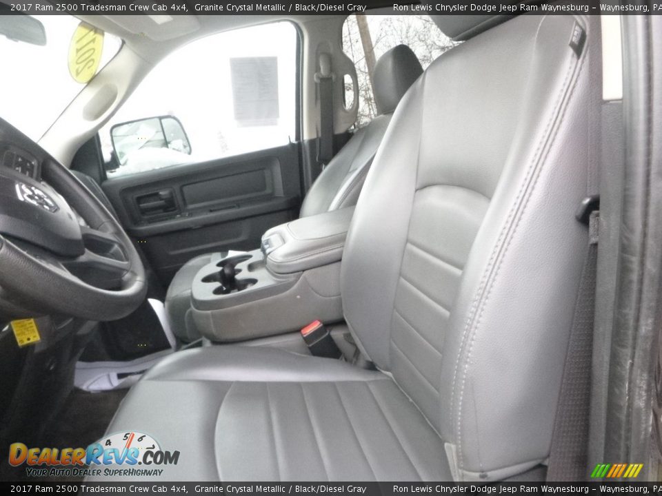 2017 Ram 2500 Tradesman Crew Cab 4x4 Granite Crystal Metallic / Black/Diesel Gray Photo #14
