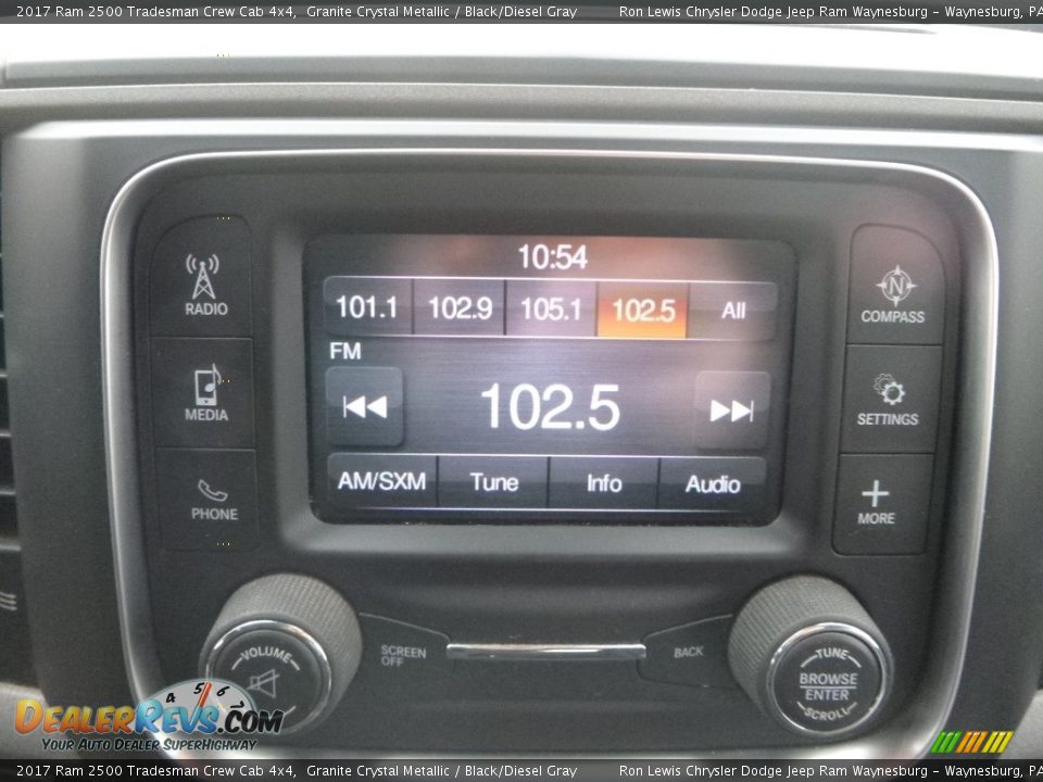 2017 Ram 2500 Tradesman Crew Cab 4x4 Granite Crystal Metallic / Black/Diesel Gray Photo #17