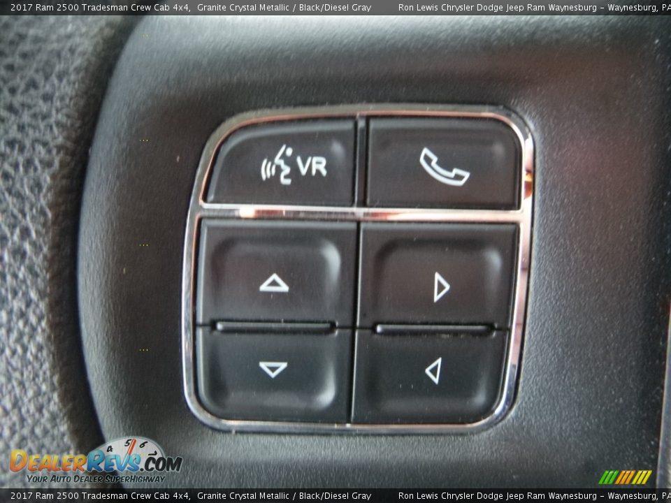 2017 Ram 2500 Tradesman Crew Cab 4x4 Granite Crystal Metallic / Black/Diesel Gray Photo #20