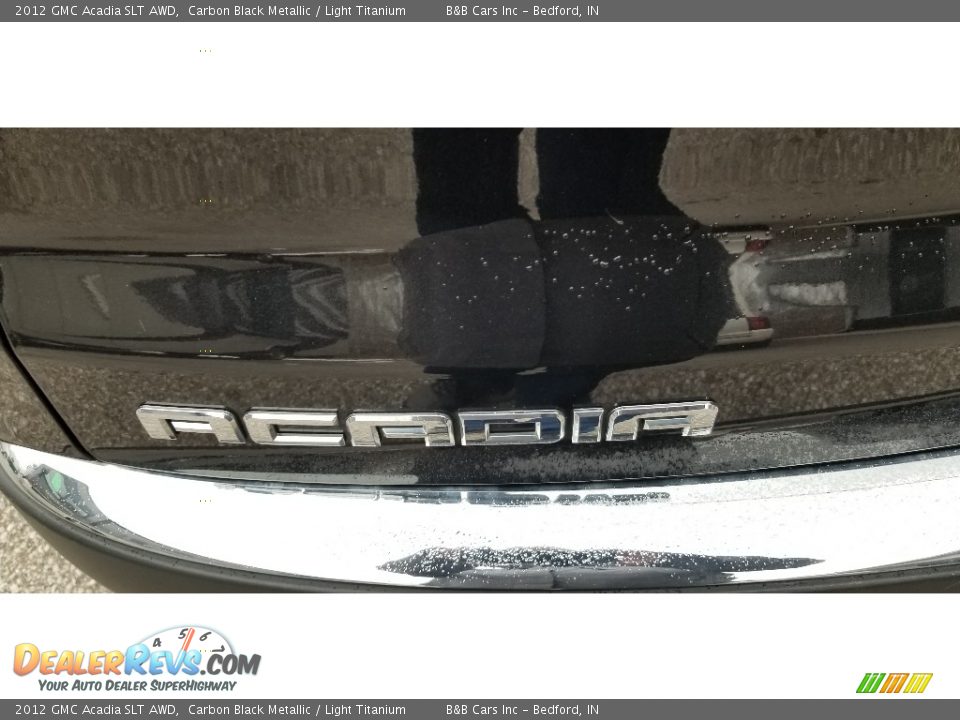 2012 GMC Acadia SLT AWD Carbon Black Metallic / Light Titanium Photo #23