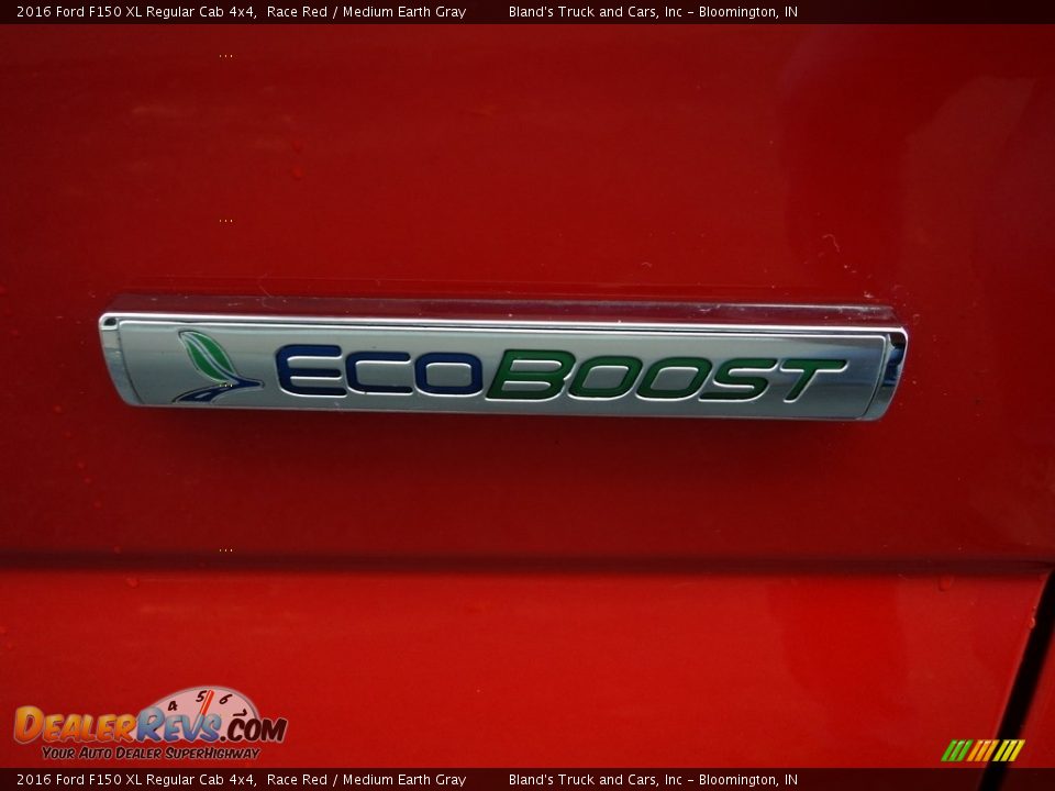 2016 Ford F150 XL Regular Cab 4x4 Race Red / Medium Earth Gray Photo #35