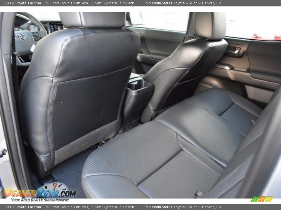 Rear Seat of 2019 Toyota Tacoma TRD Sport Double Cab 4x4 Photo #14