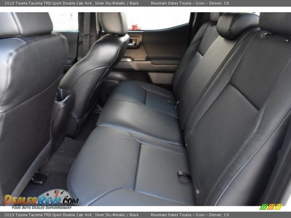 Rear Seat of 2019 Toyota Tacoma TRD Sport Double Cab 4x4 Photo #15