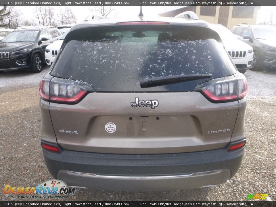 2019 Jeep Cherokee Limited 4x4 Light Brownstone Pearl / Black/Ski Grey Photo #5