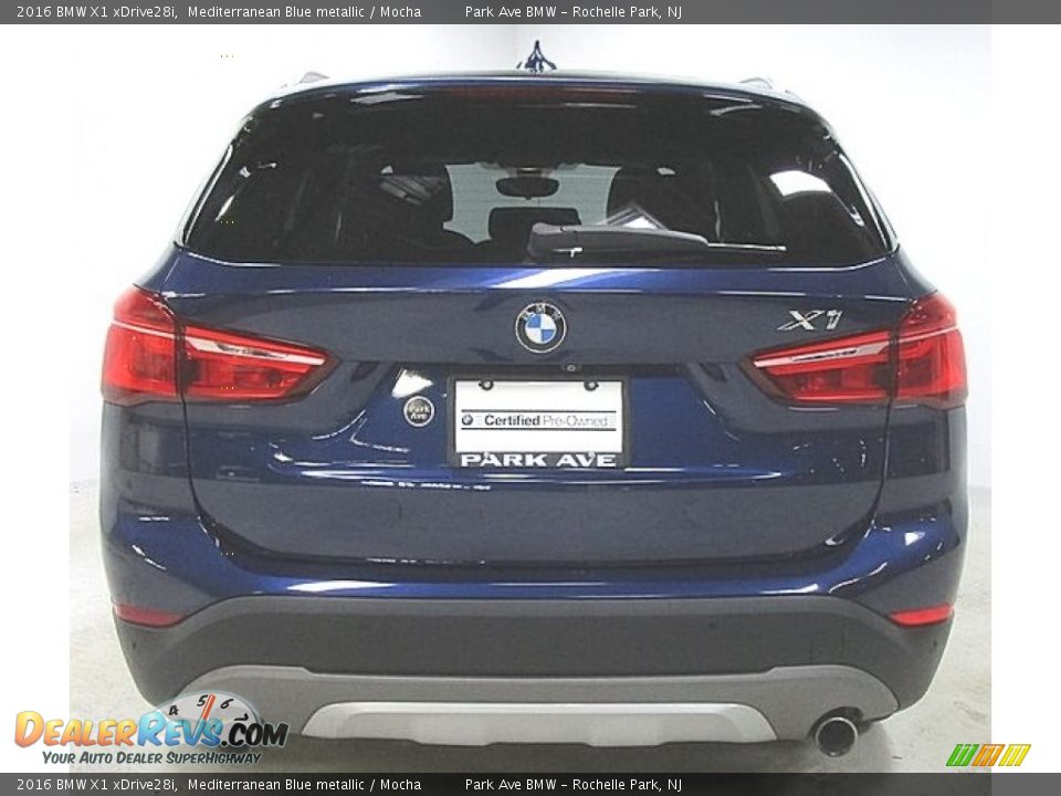 2016 BMW X1 xDrive28i Mediterranean Blue metallic / Mocha Photo #3