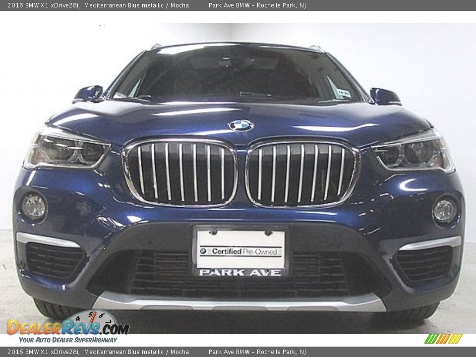2016 BMW X1 xDrive28i Mediterranean Blue metallic / Mocha Photo #6
