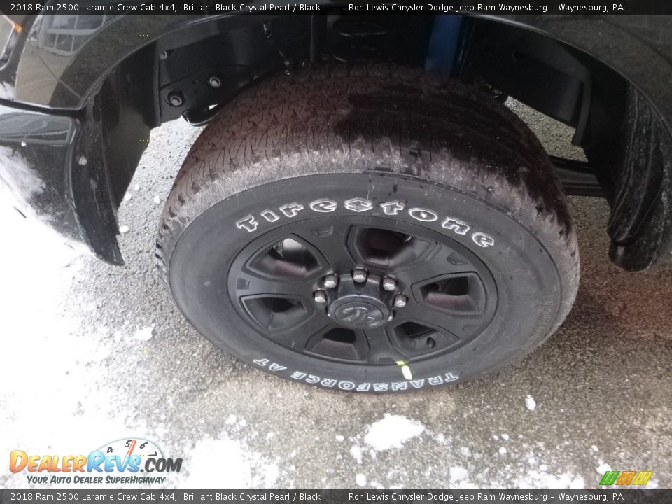 2018 Ram 2500 Laramie Crew Cab 4x4 Brilliant Black Crystal Pearl / Black Photo #2