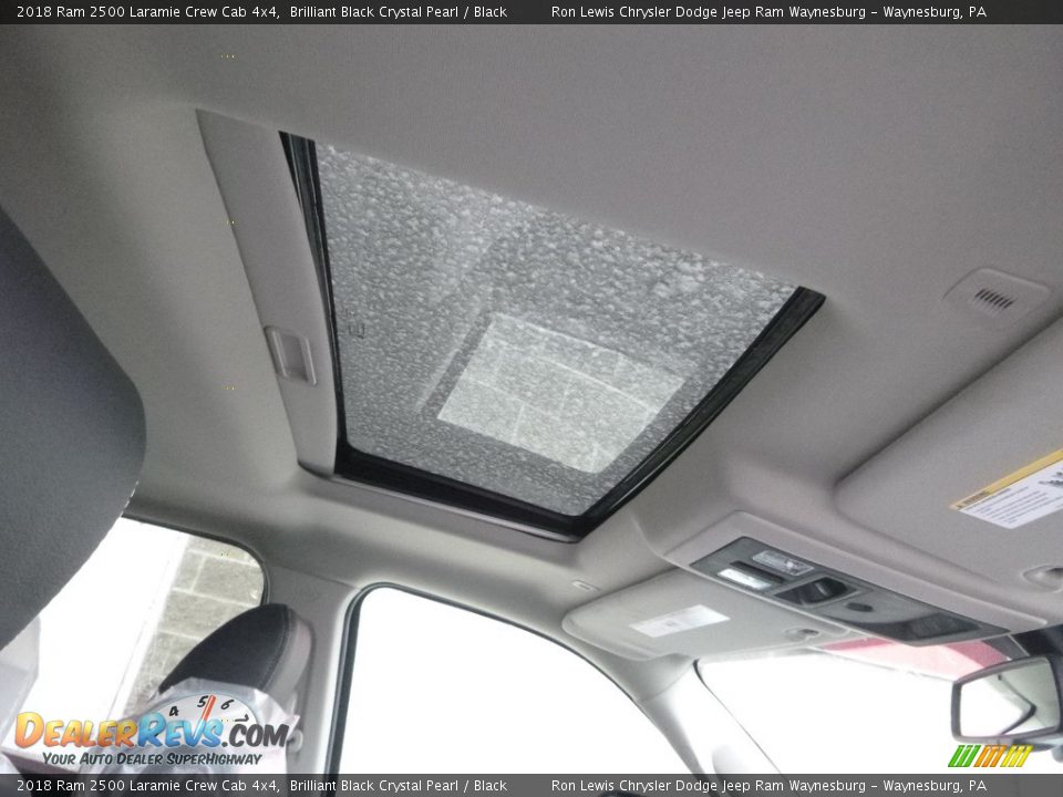 2018 Ram 2500 Laramie Crew Cab 4x4 Brilliant Black Crystal Pearl / Black Photo #11
